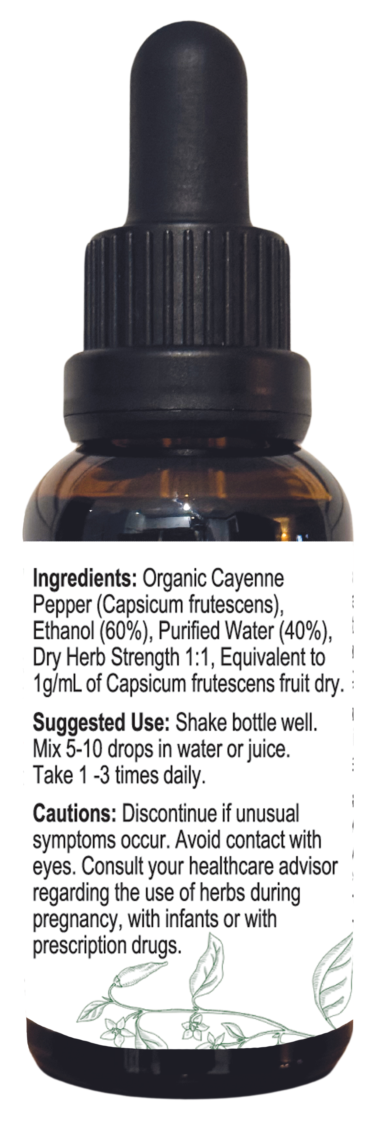 Cayenne Pepper Extract 30ml - "Organic"