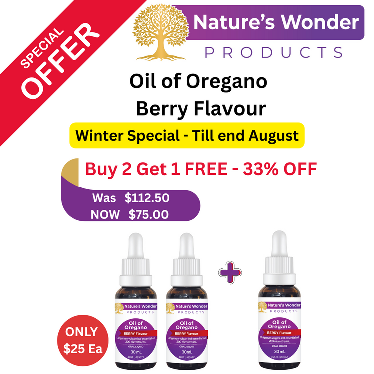 Oil of Oregano Berry Flavour - Buy 2 Get 1 FREE