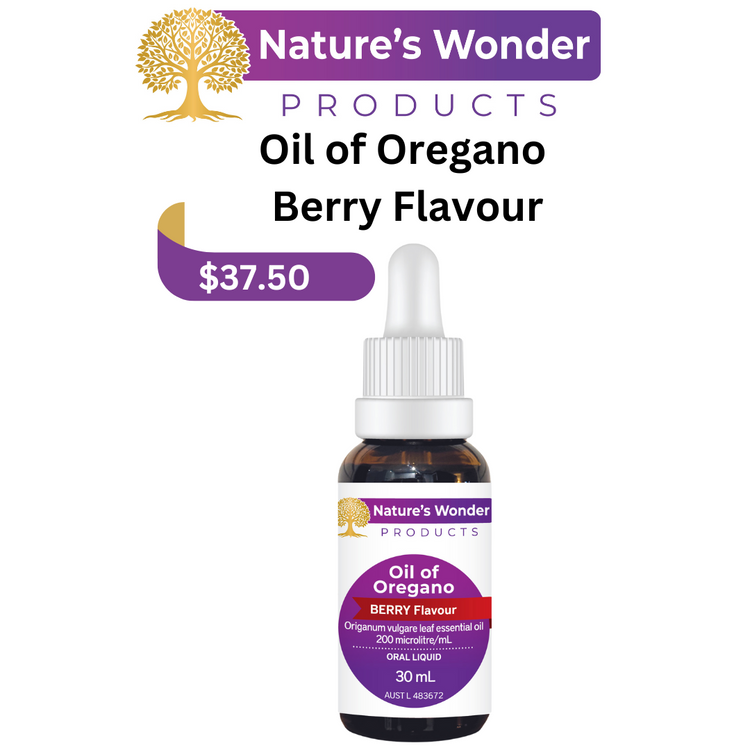 Oil of Oregano Berry Flavour 30ml - $37.50