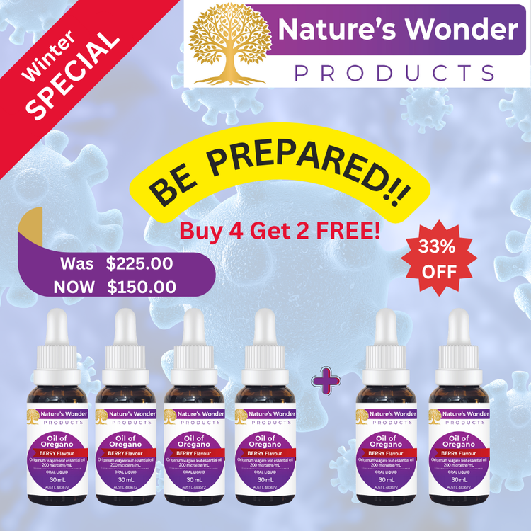 BUY 4 Get 2 FREE! Oil of Oregano Berry Flavour 30ml - $150