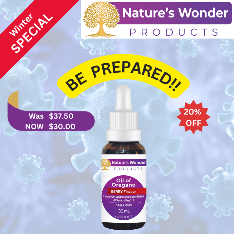 Oil of Oregano Berry Flavour 30ml - $30