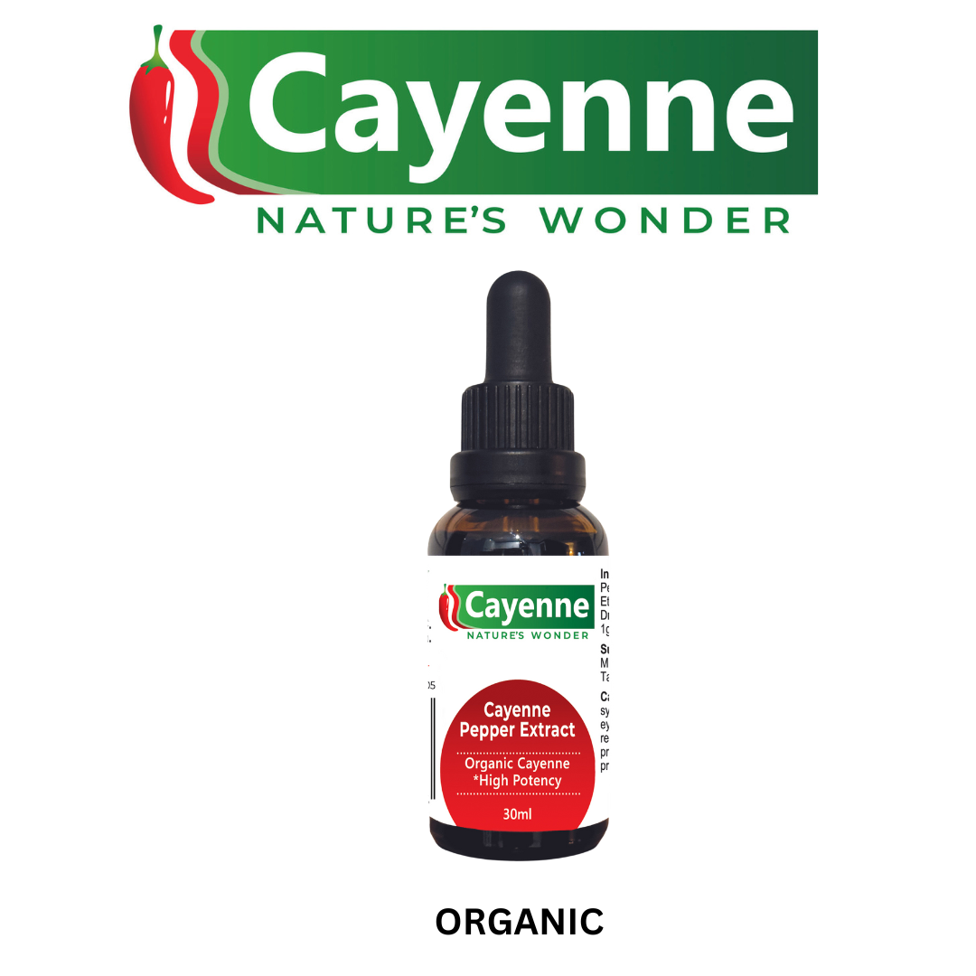 Cayenne Pepper Extract 30ml - "Organic"