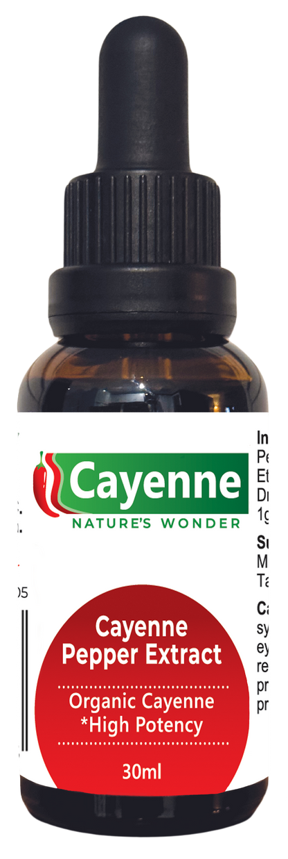 Cayenne Pepper Extract 30ml - "Organic"