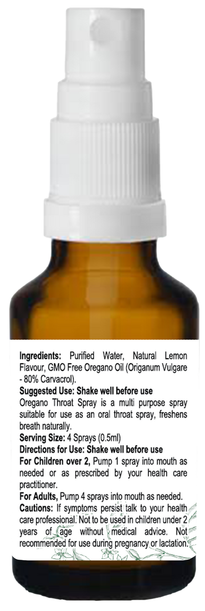 Oregano Throat Spray 25ml  - $19.95